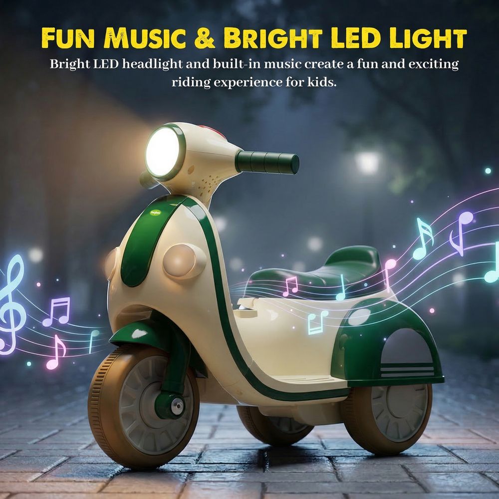 Baybee - Vesparo Rechargeable Ride On Scooter