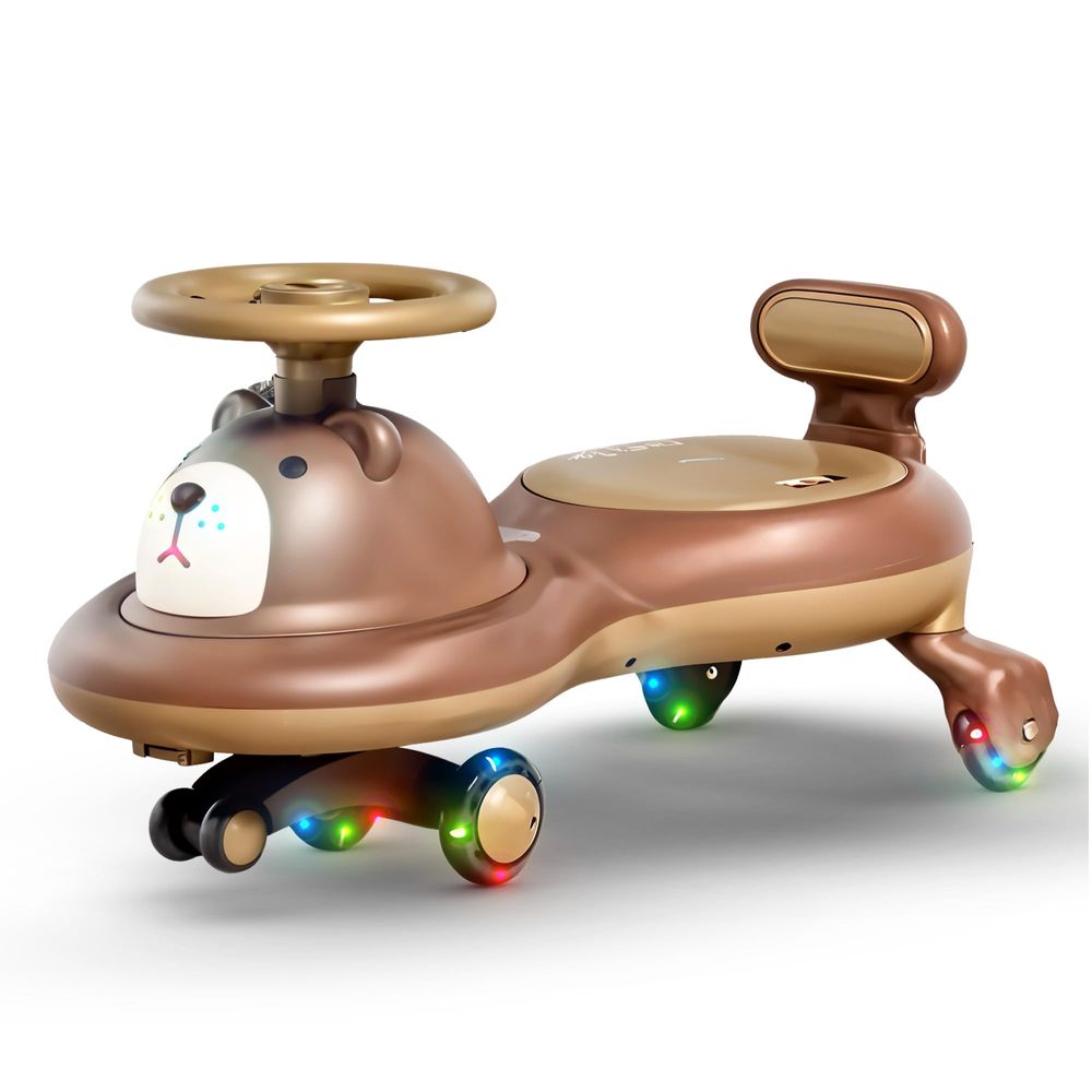Baybee - Kids Ride On Swing Car - Multicolor