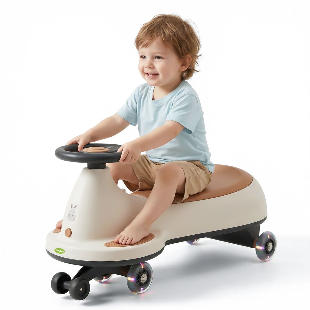 Baybee - Kidora Kids Ride-on Swing Car With Led Wheels