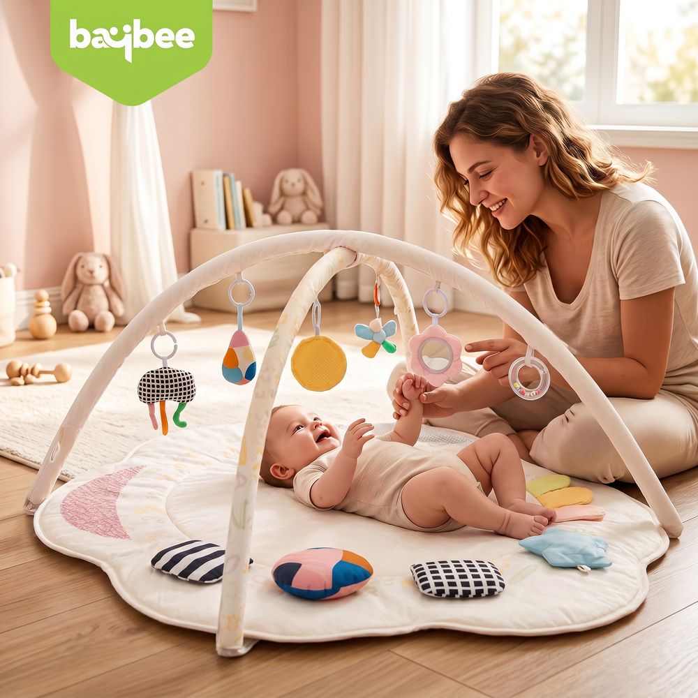 Baybee - Nurture Baby Play Gym & Activity Mat - Multicolor