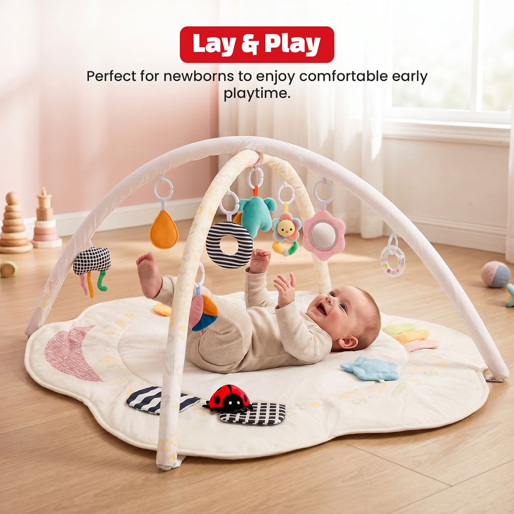 Baybee - Nurture Baby Play Gym & Activity Mat - Multicolor