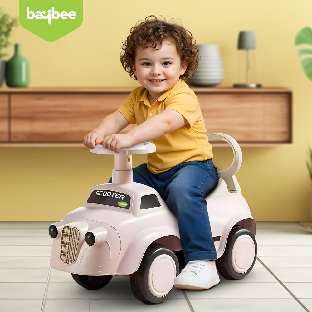 Baybee - Poco Ride-On Push Car - Pink