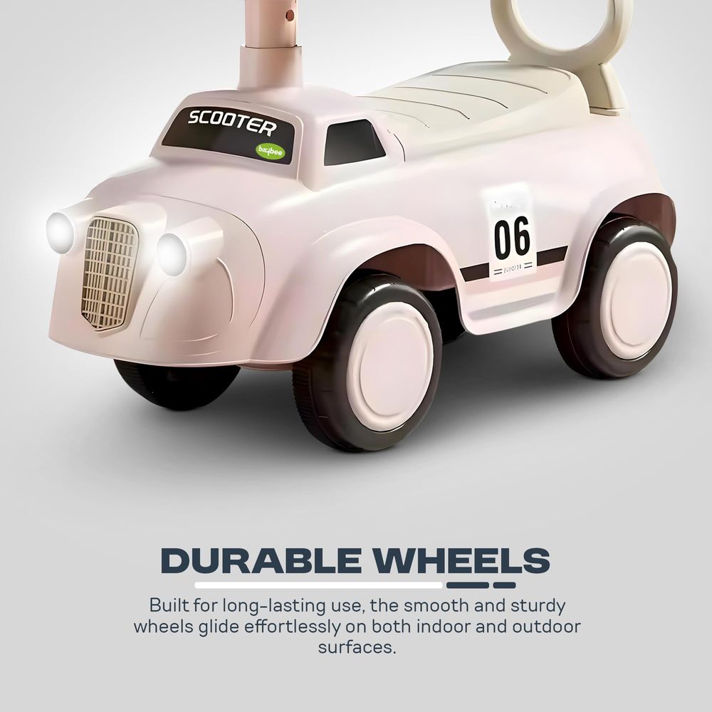 Baybee - Poco Ride-On Push Car - Pink