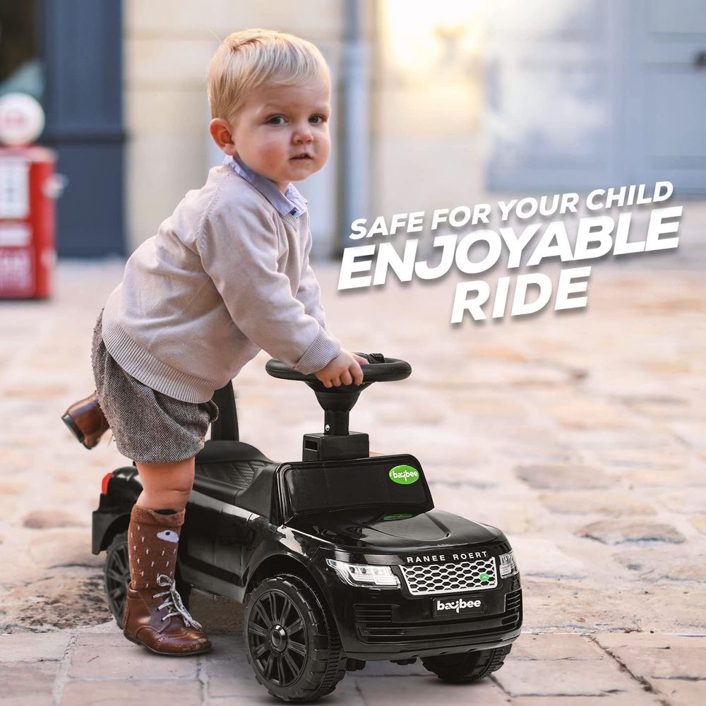 baybee - Rover Ride On Push Car For Kids - Black