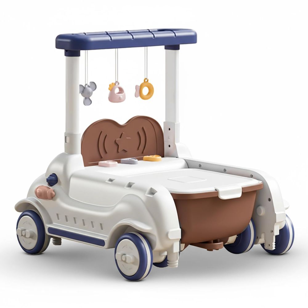 Baybee - 4-In-1 StepGo Baby Ride-On Push Car With Lights & Music