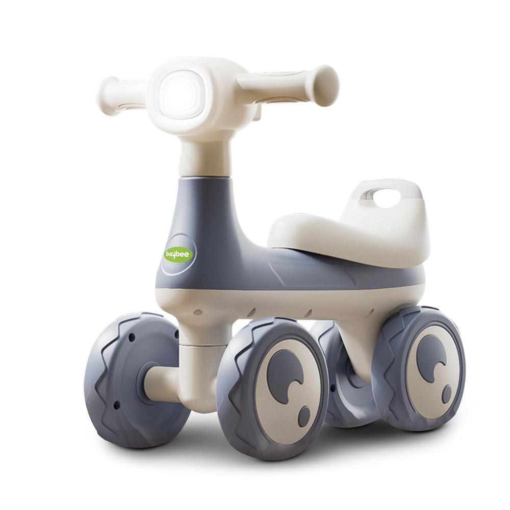 Baybee - Wiggle Baby Manual Ride-On - White/Blue