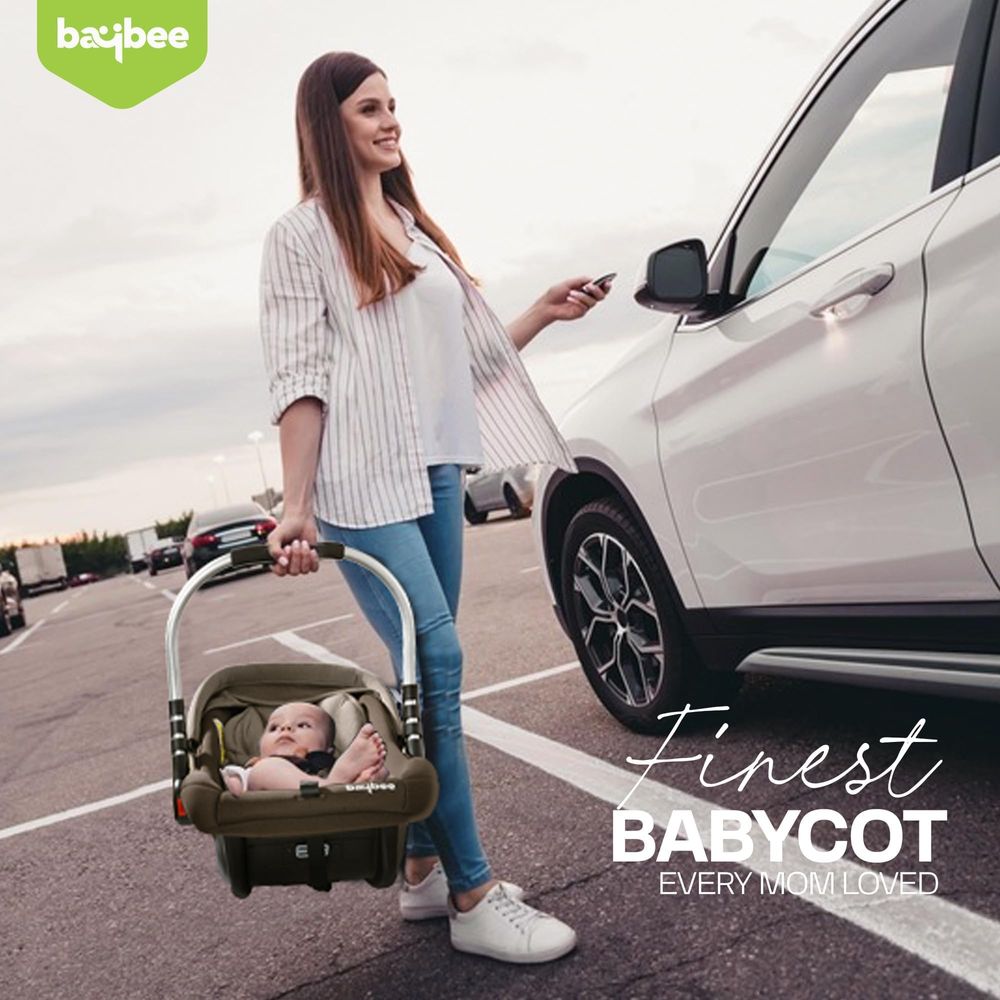 Baybee - 3-In-1 Baby Carry Cot - Brown