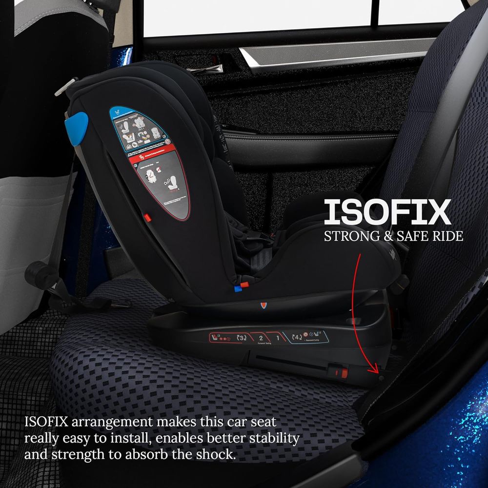 Baybee - Convertible Car Seat With Adjustable Headrest