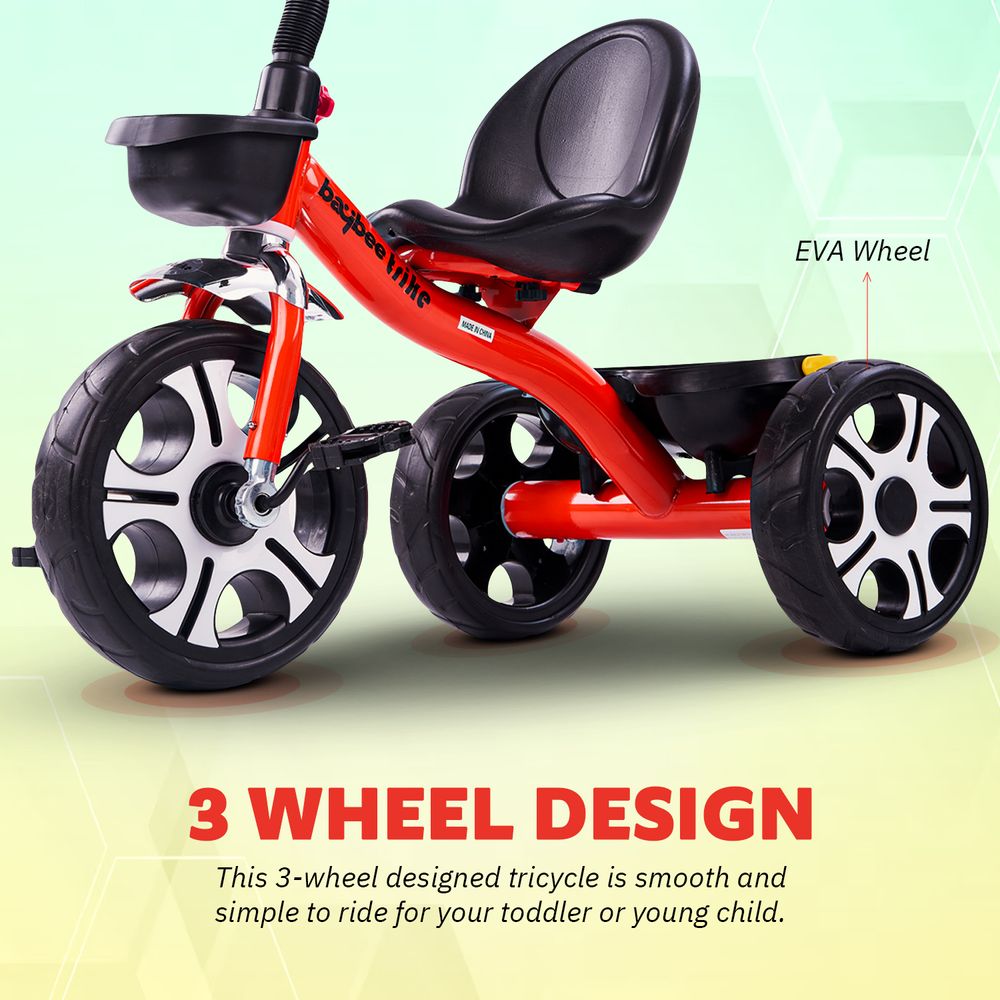 Baybee - Coaster Baby Tricycle - Red