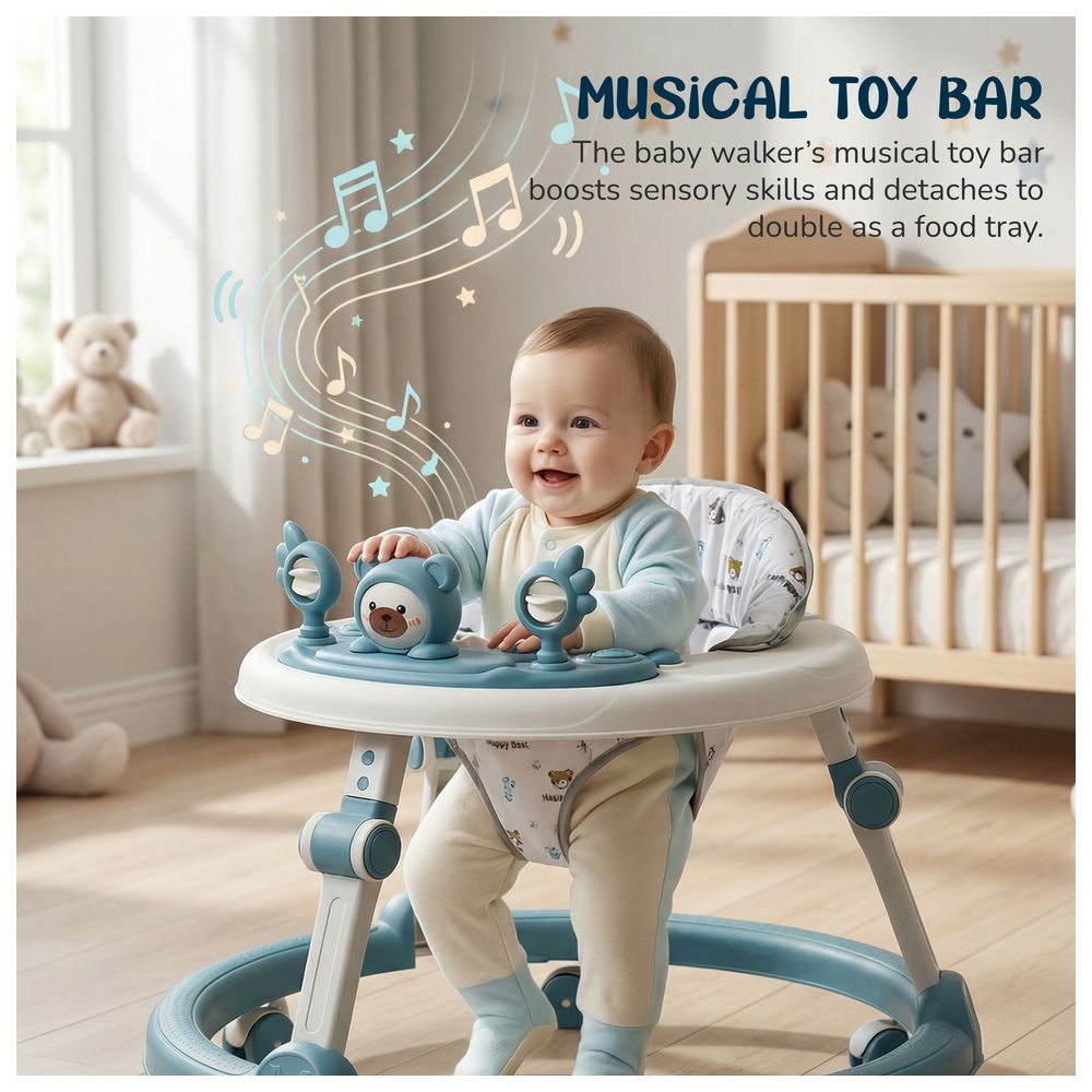 Baybee - Kids Cubby Activity Baby Walker With Musical Tray