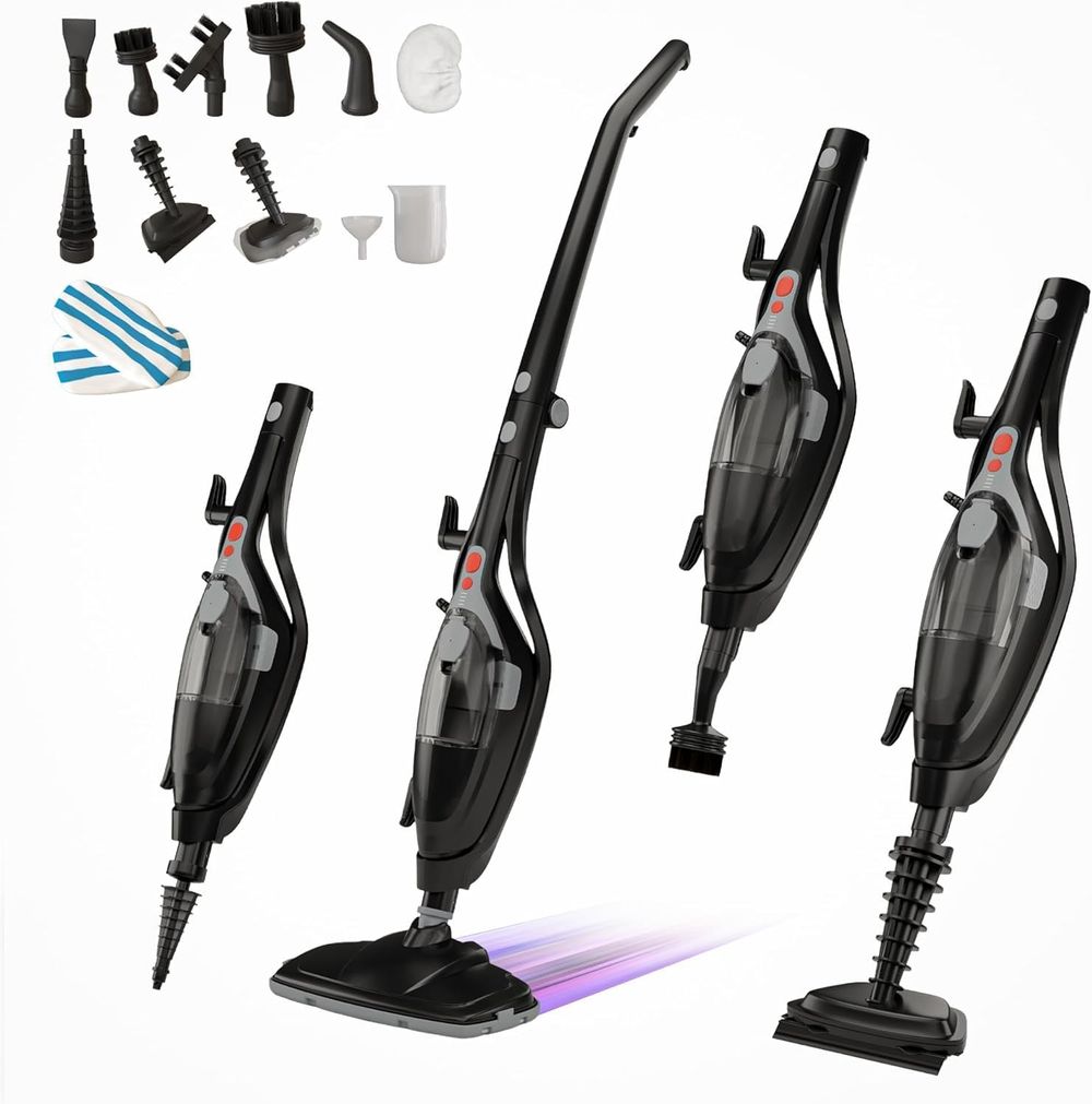 Domestica - 10-in-1 Steamo Cleaner - Black