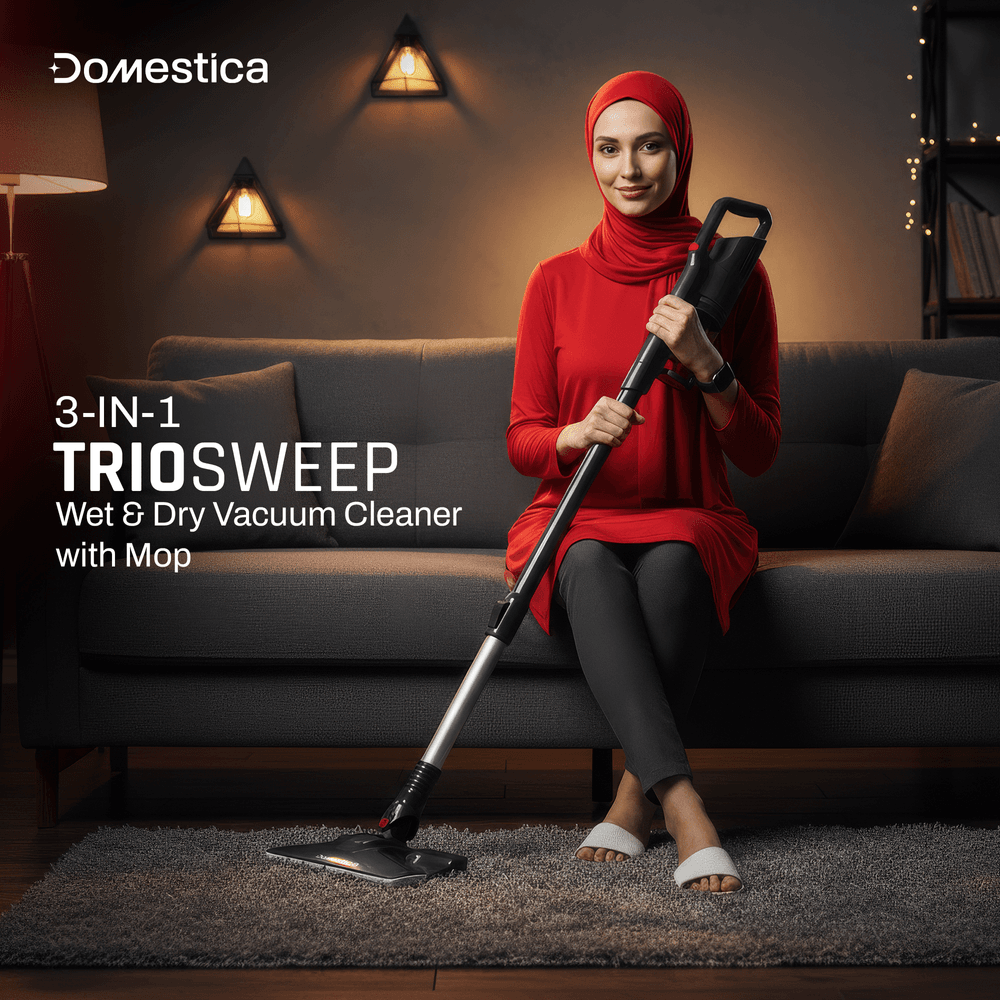 Domestica - 3-in-1 Trio Sweep Wet Dry Vacuum Cleaner