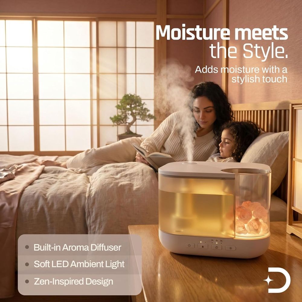 Domestica - Shizen Soft Diffusion Ultrasonic Humidifier - White