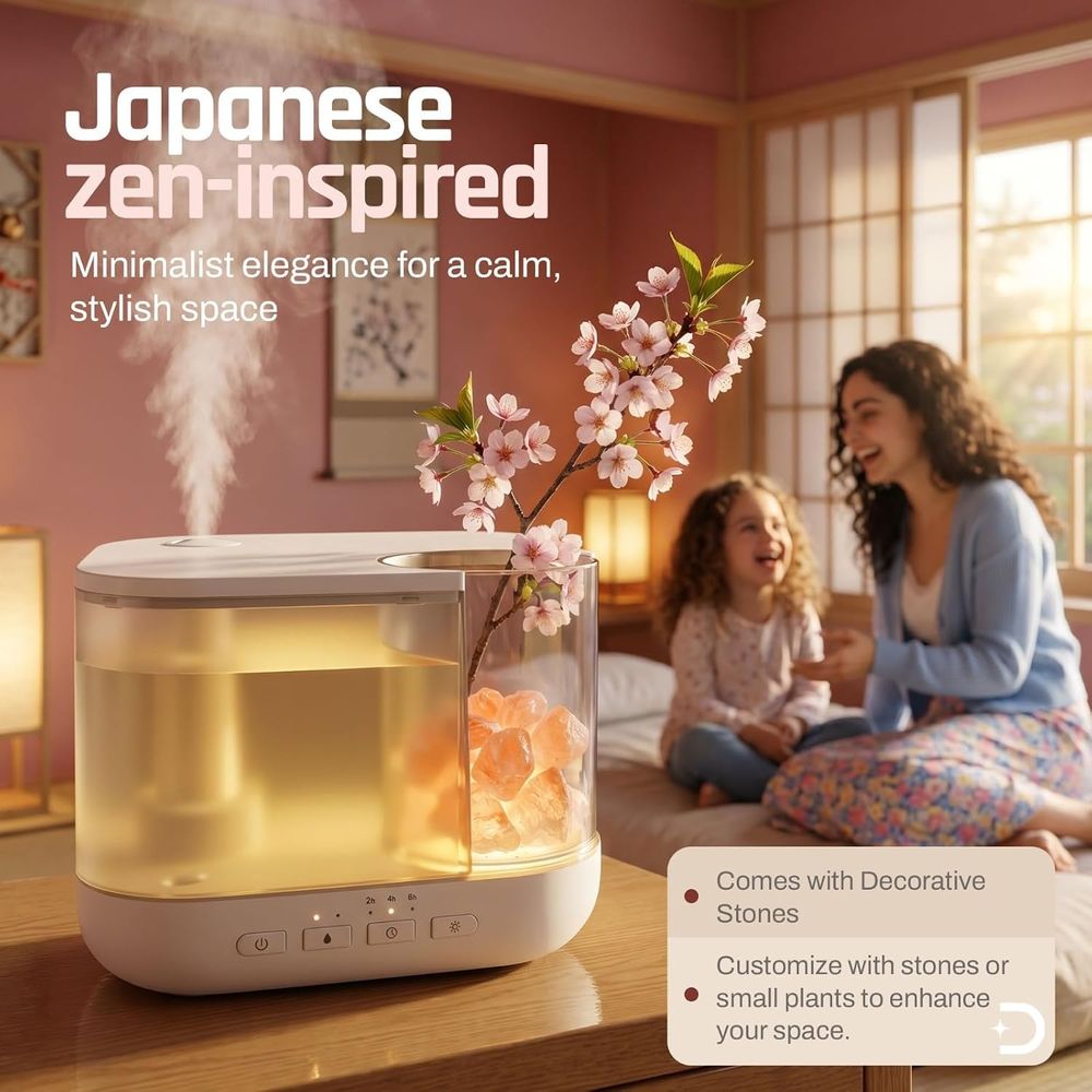Domestica - Shizen Soft Diffusion Ultrasonic Humidifier - White