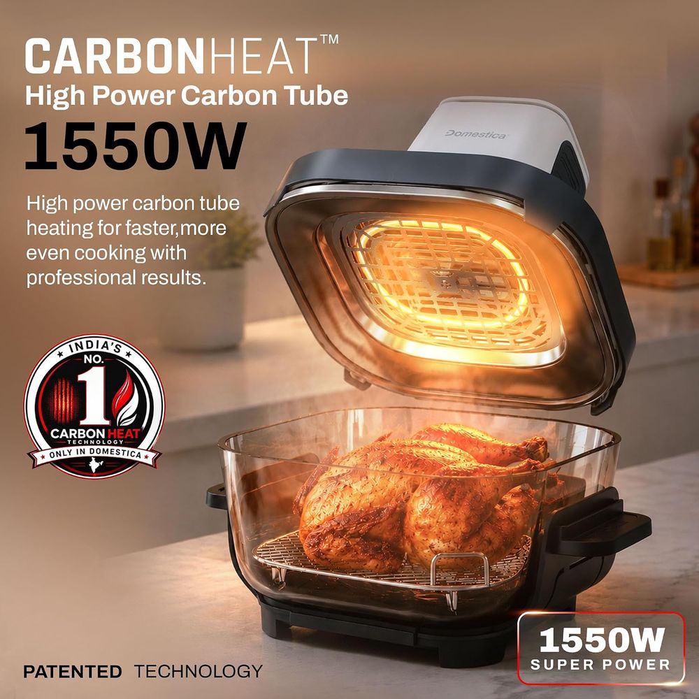 Domestica - Lumera Air Fryer Oven with Carbon Heat Pro - White