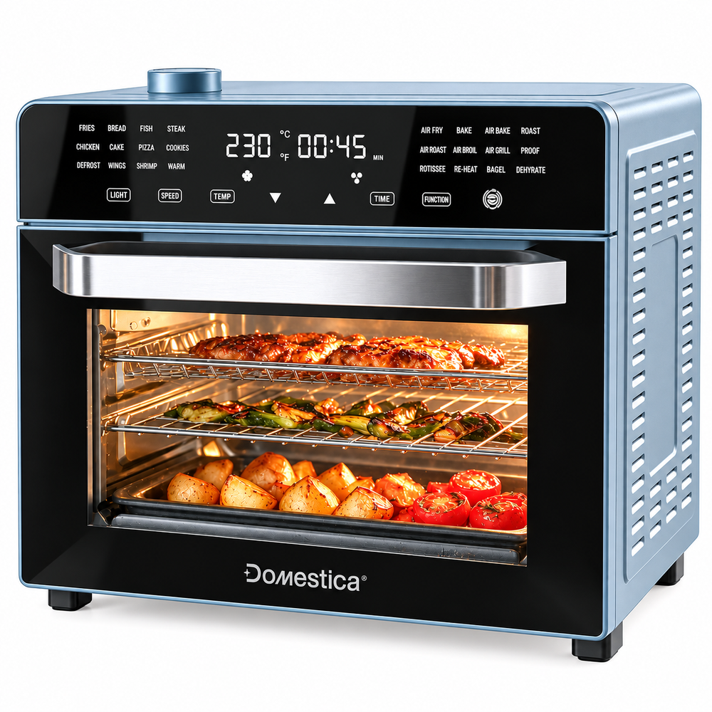 Domestica - Elio Pro 24-In-1 Digital Air Fryer Oven & Toaster - 30L - Blue