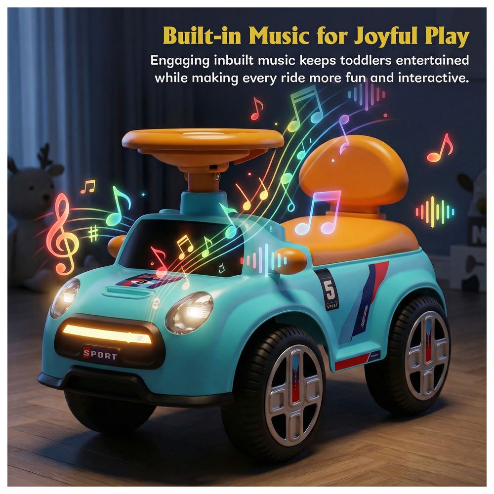 Baybee - Kids Sportster Push Ride-On Car With Musical Light