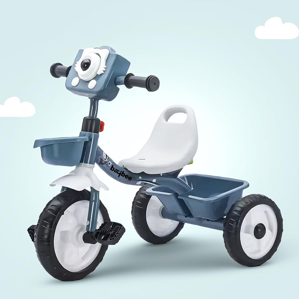 Baybee - Rollito Kids' Tricycle With Toy Camera Handle - Multicolor