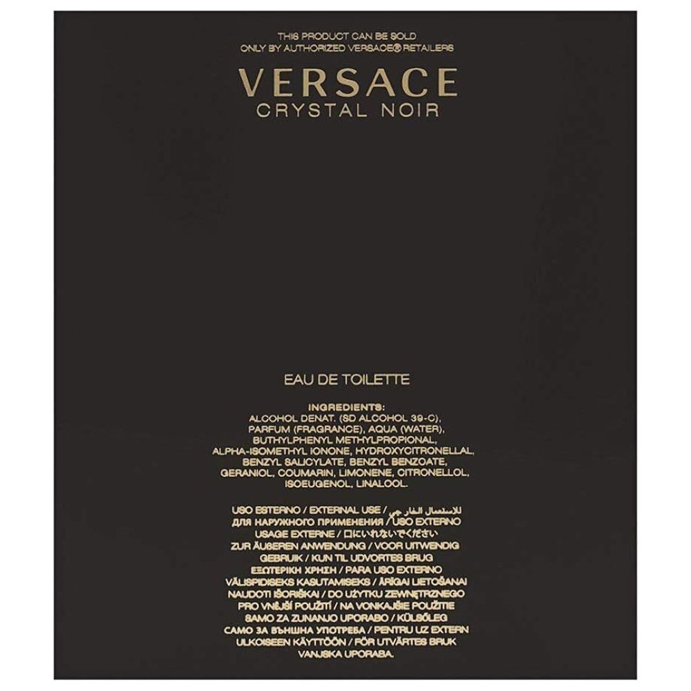 Versace - Crystal Noir Women Eau De Toilette - 90 ml