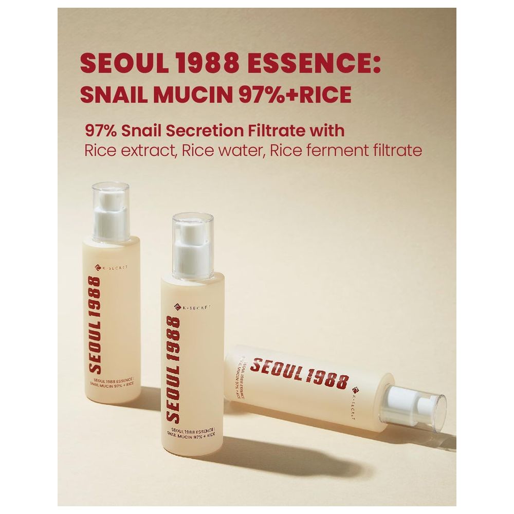 K-Secret - Snail Mucin 97% + Rice Essence - 100 ml