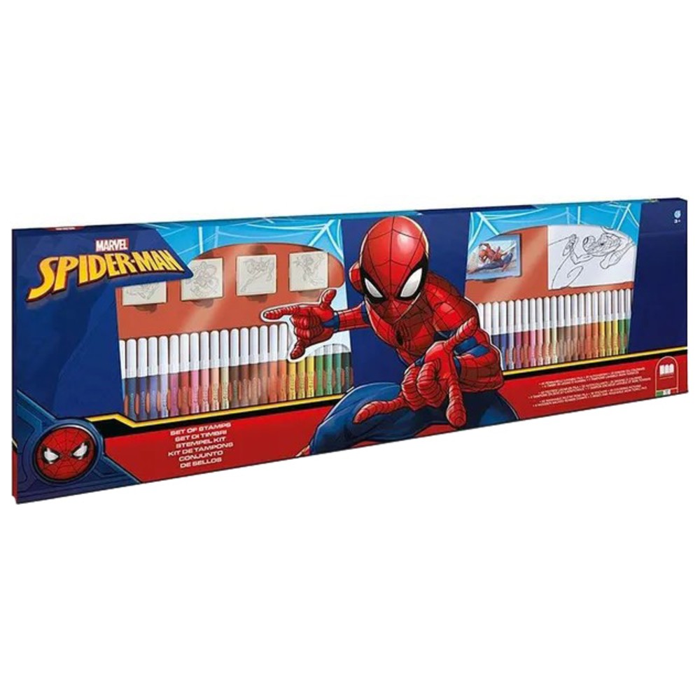 Multiprint - Spiderman Felt Tip Pen Set - 119 Pc Set