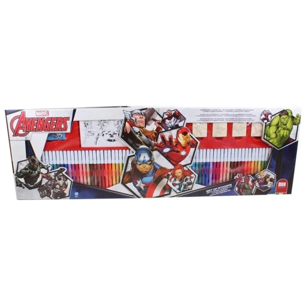 Multiprint - Avengers Felt Tip Pen Set - 119 Pc Set