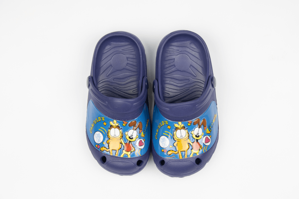 Garfield - Boys Comfortable Slip-On Clogs - Dark Blue