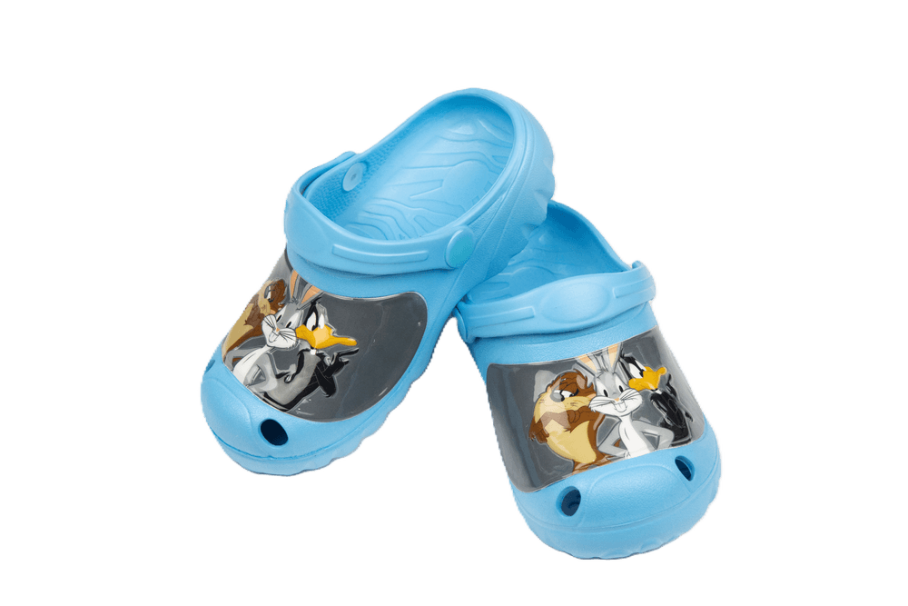 Looney Tunes - Boys Comfortable Slip-On Clogs - Blue