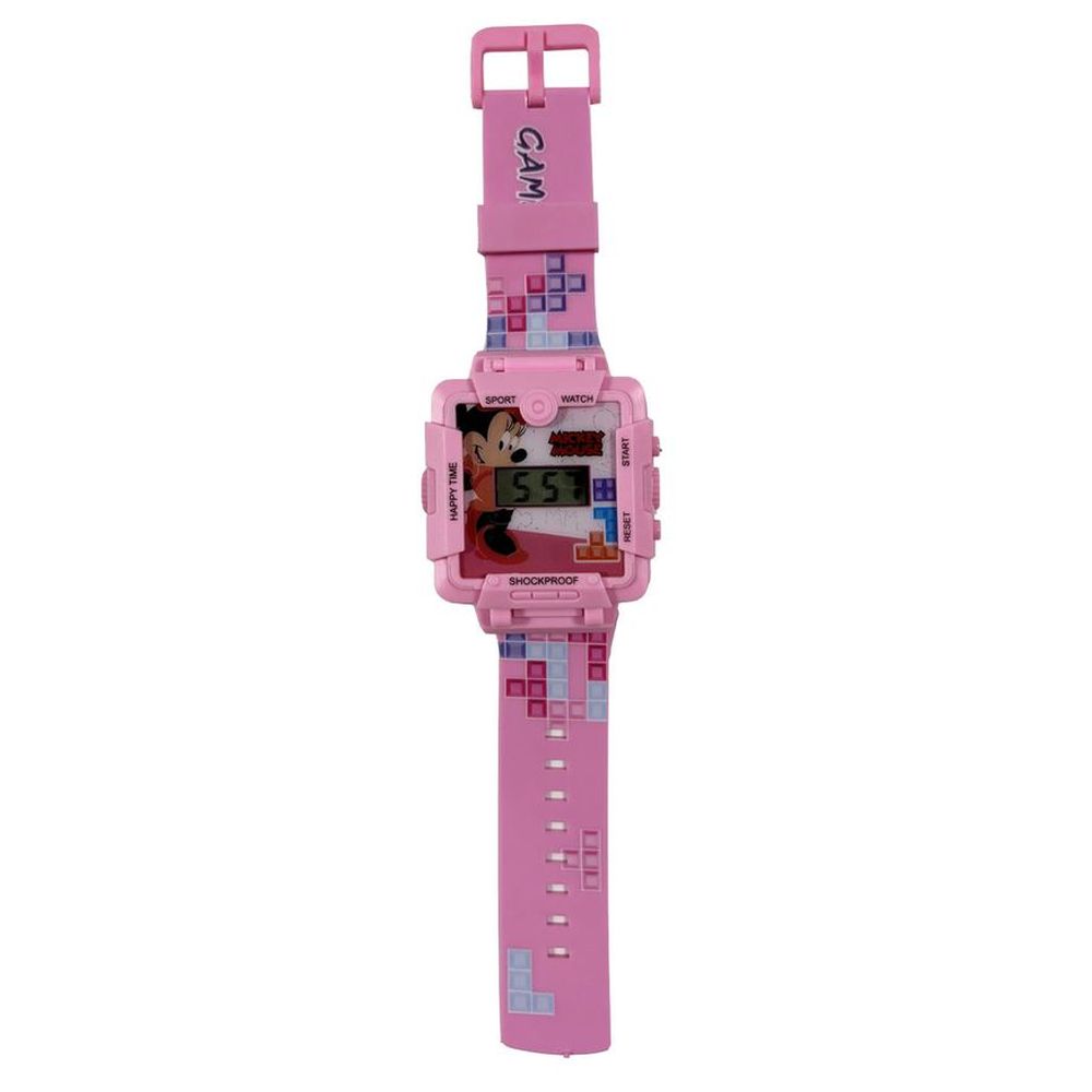 Disney - 2-In-1 Digital LED Watch And Gaming - Minnie Mouse - Pink
