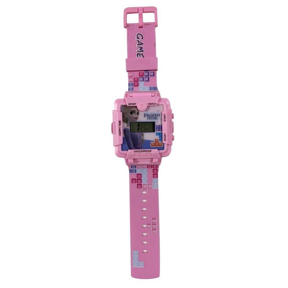 Disney - 2-In-1 Digital LED Watch And Gaming - Frozen - Pink