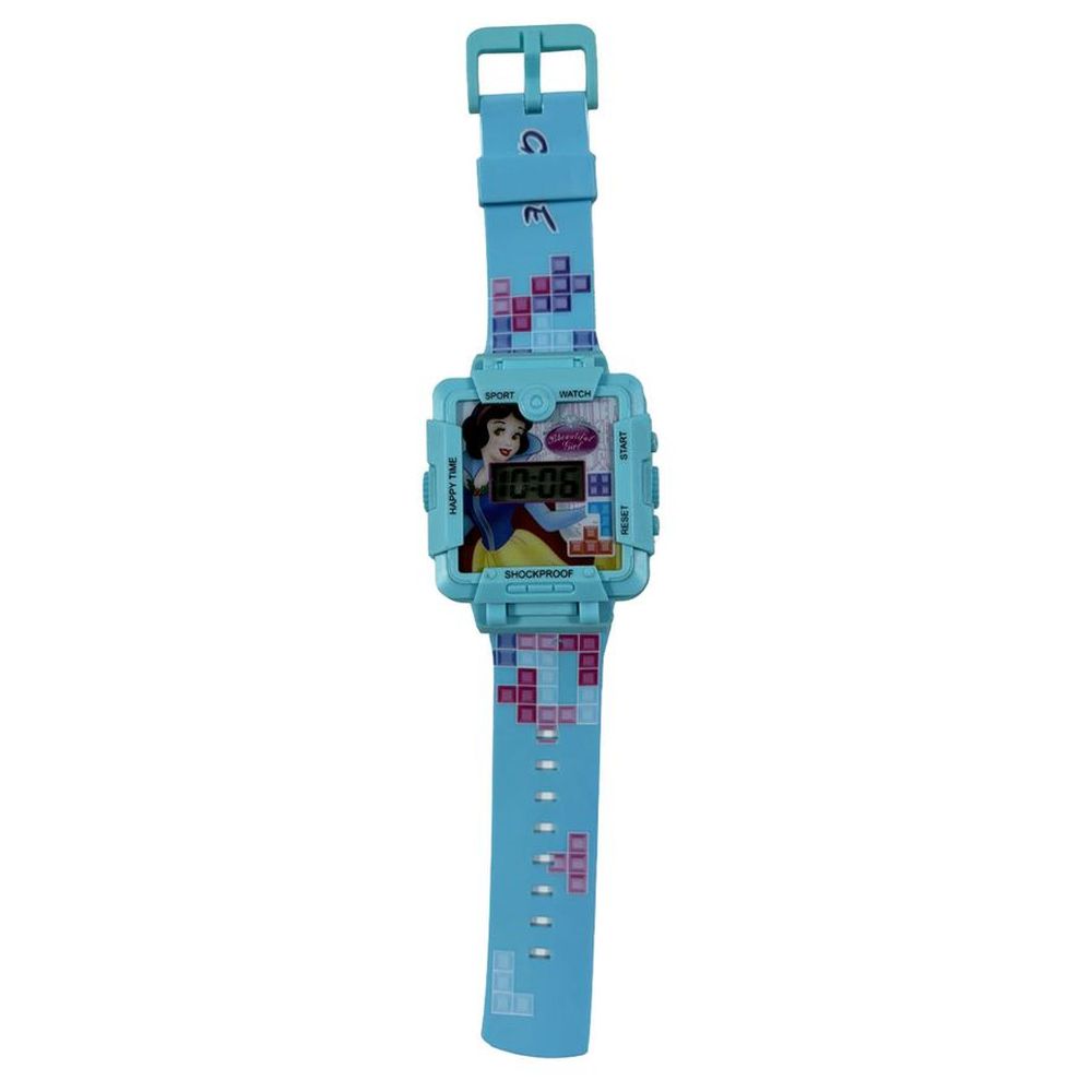 Disney - 2-In-1 Digital LED Watch And Gaming - Snow White - Blue