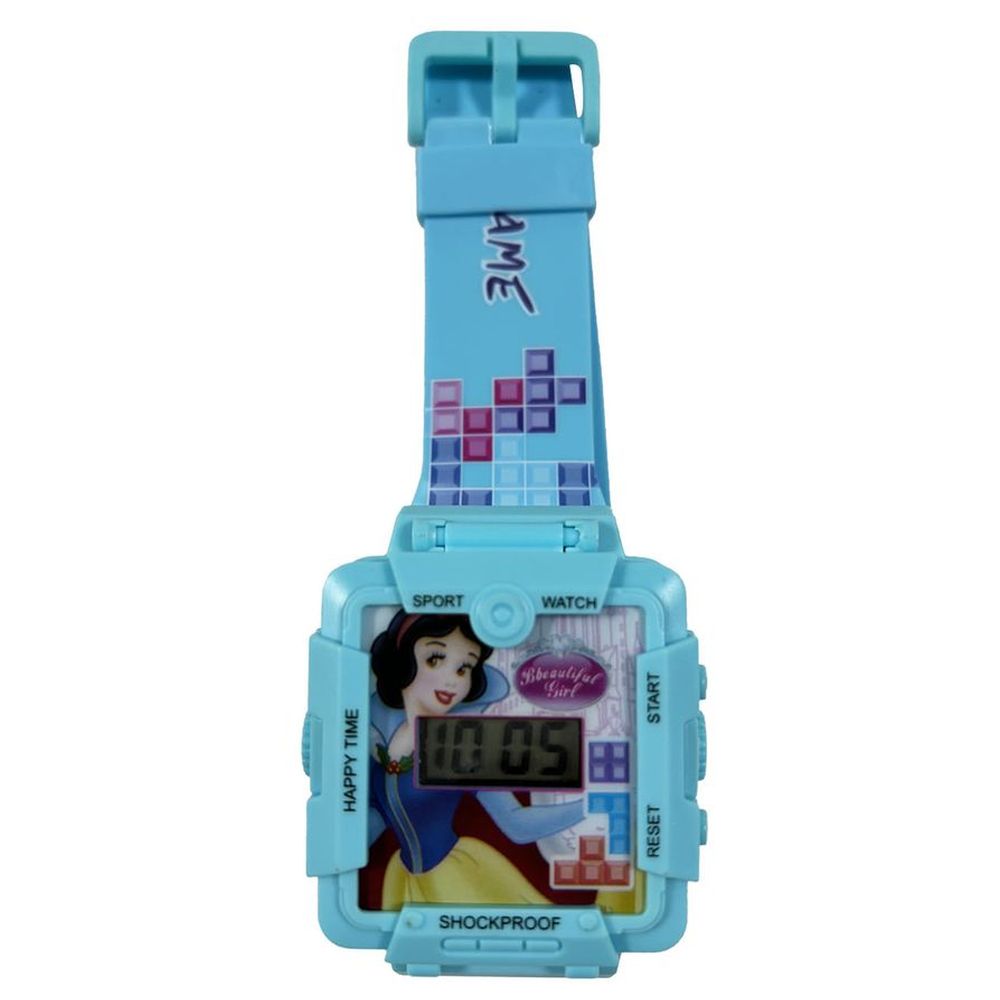Disney - 2-In-1 Digital LED Watch And Gaming - Snow White - Blue