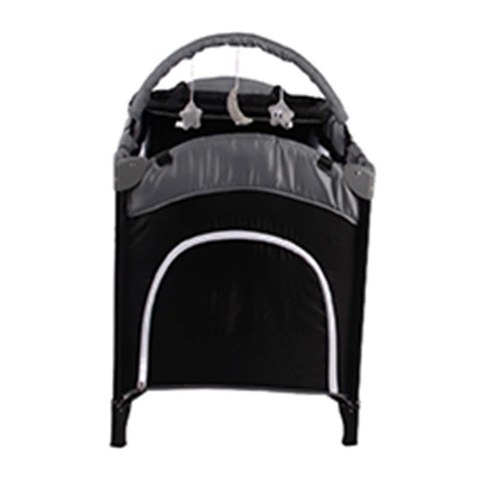 Kikibebe - Expandable Multi-functional Baby Playpen & Rocking Glider - Black