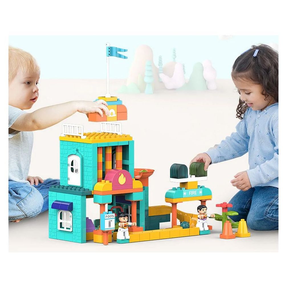 Starmarz - 146 Pcs Building Blocks Table Set - Includes Table, Chair & Storage (Small Size), Multicolor
