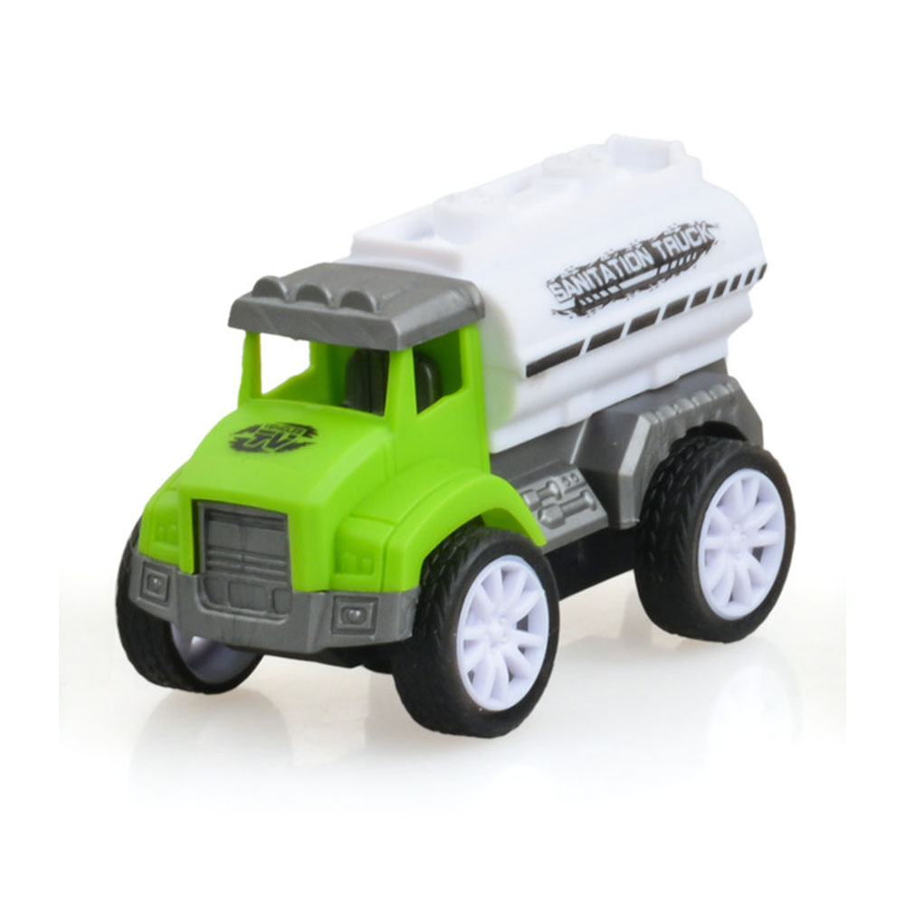 Kikibebe - Friction Truck Set - 3 Pull-Back Farmer Vehicles - Green