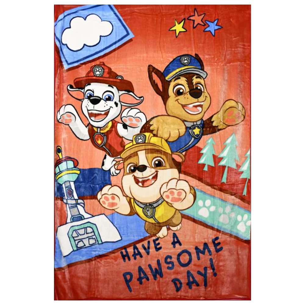 Paw-G - Raschel Ultra-Soft Fleece Blanket - 100% Polyester - Lightweight & Durable - Pink
