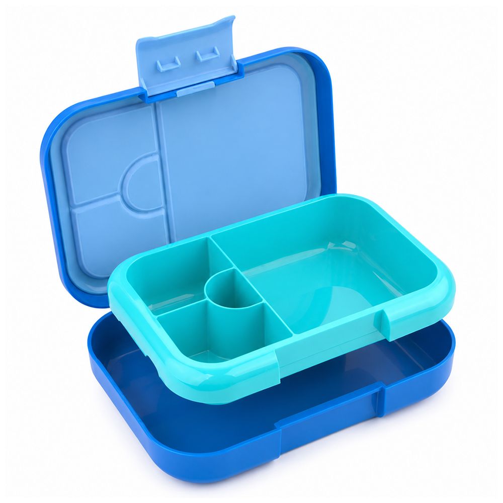 Cocobee - Bento Lunch Box with Silicone Seal, Microwave Safe Tray - 765ml - Blue