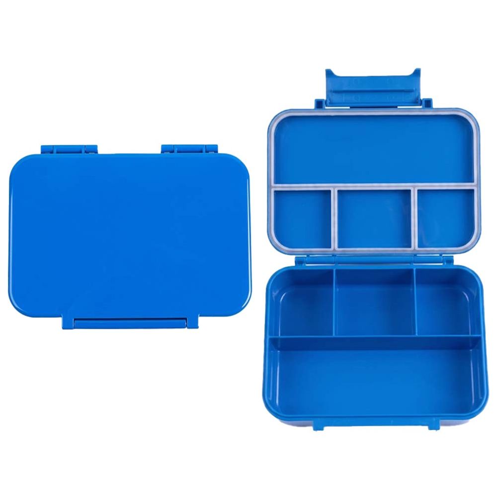 Cocobee - Tritan Bento Lunch Box - 4 Compartments, Leakproof & BPA-Free, Blue