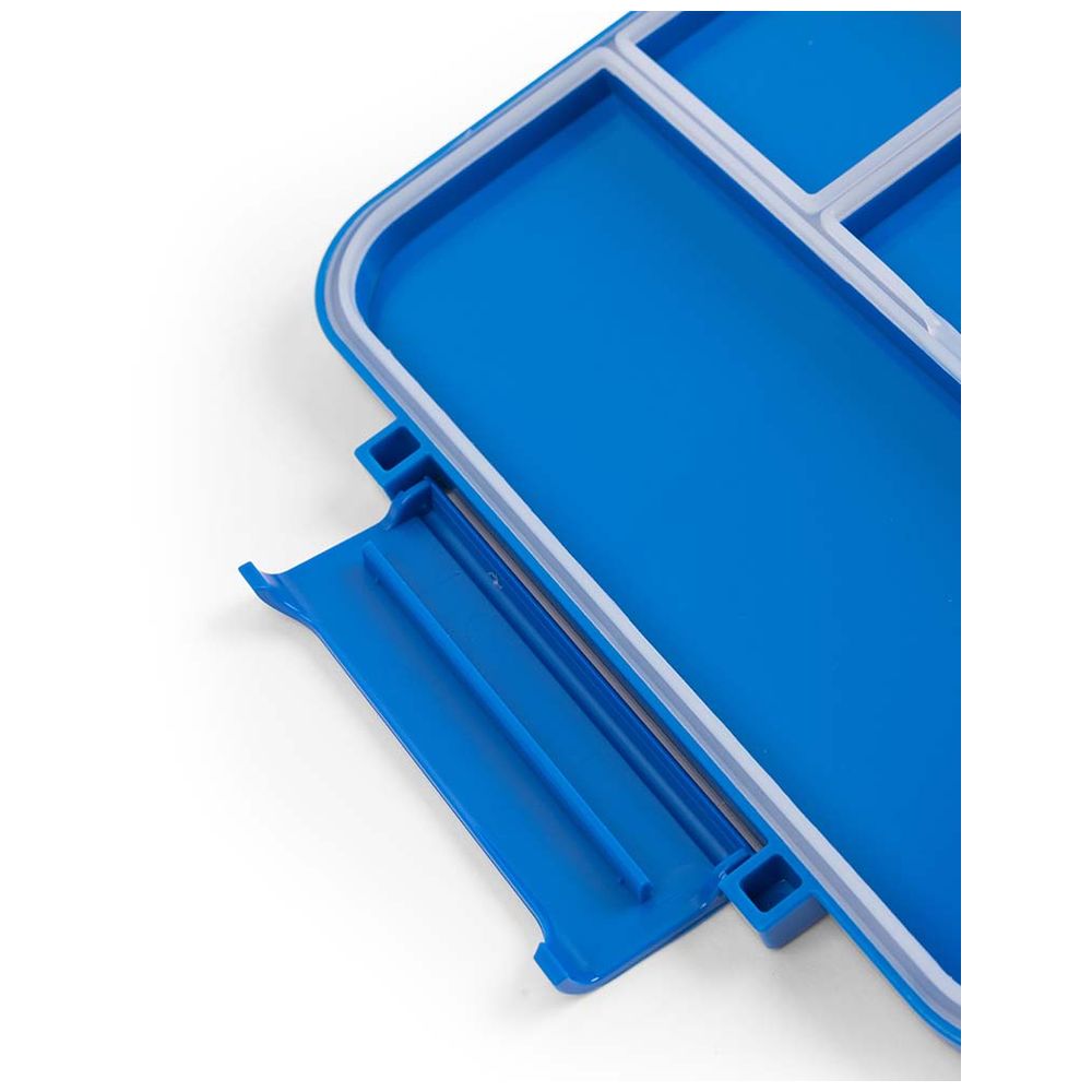 Cocobee - Tritan Bento Lunch Box - 4 Compartments, Leakproof & BPA-Free, Blue