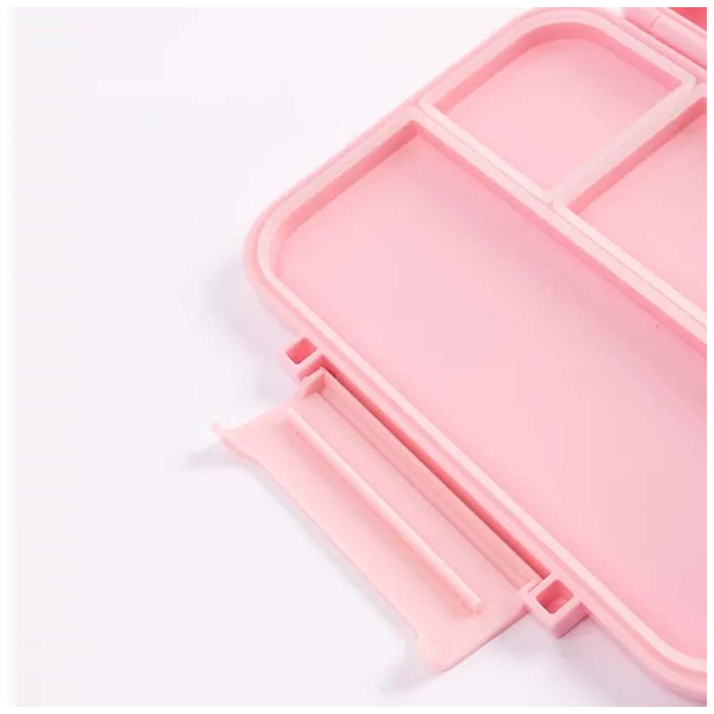 Cocobee - Tritan Leakproof Bento Lunch Box - 4 Compartments, BPA-Free, 585ml, 3Y+, Pink