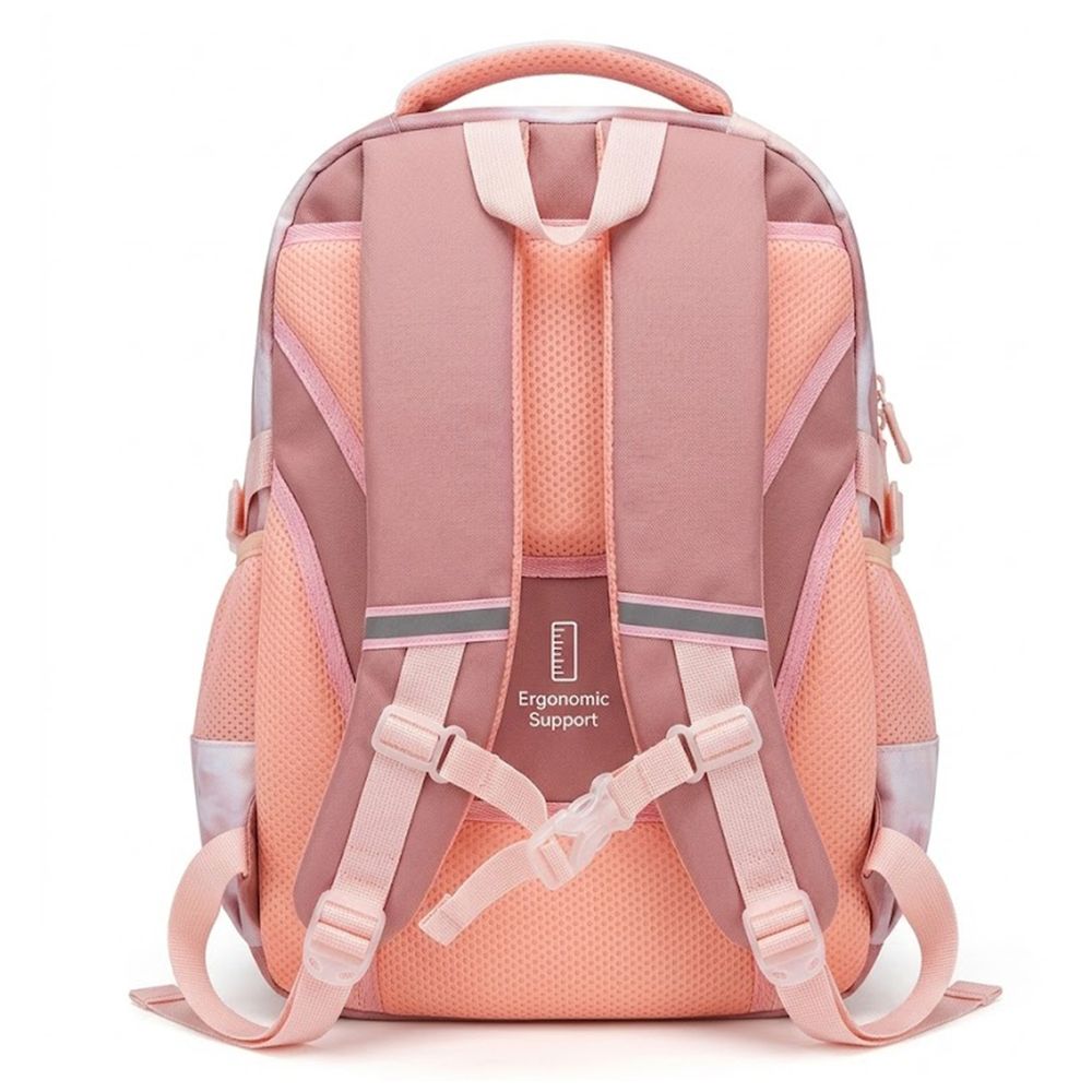 Cocobee - Backpack with Adjustable Straps, Zipper Closure & Side Bottle Pocket, 15 Inches, (5 Years+) - Pink