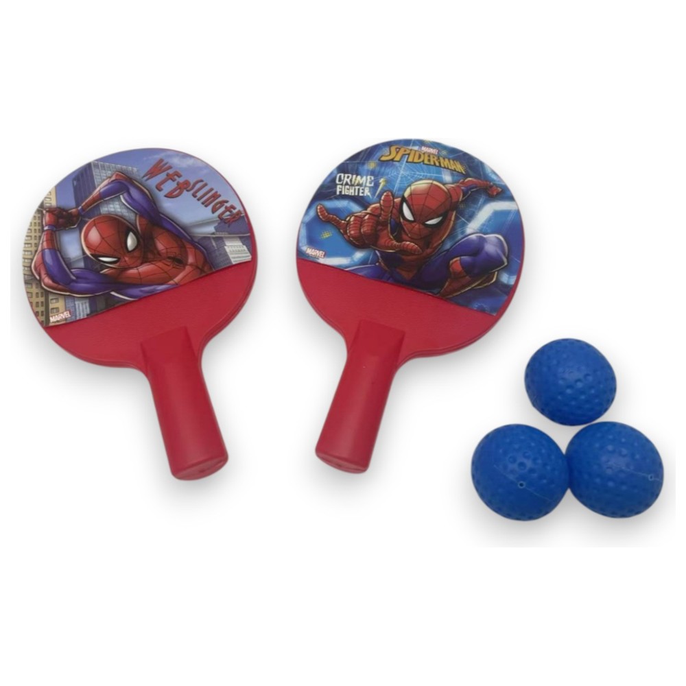 Cocobee - 4-Compartment Tritan Bento Lunch Box With Spider-Man Paddle Ball Set
