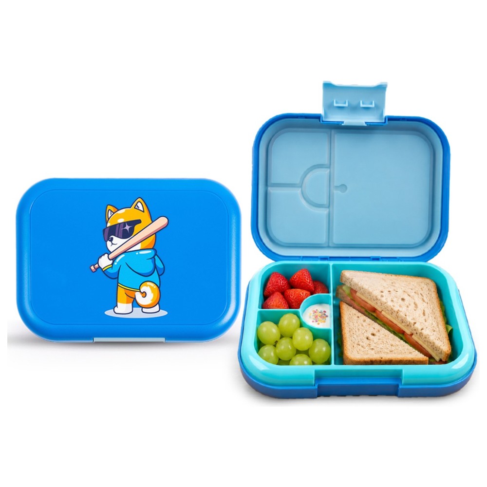 Cocobee - 4-Compartment Bento Lunch Box With Astronaut Pencil Case