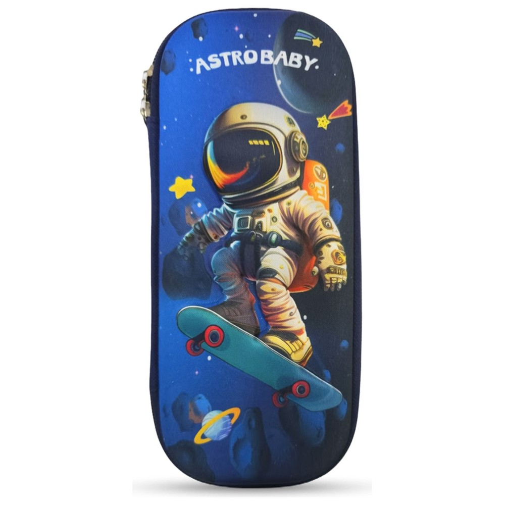 Cocobee - 4-Compartment Bento Lunch Box With Astronaut Pencil Case