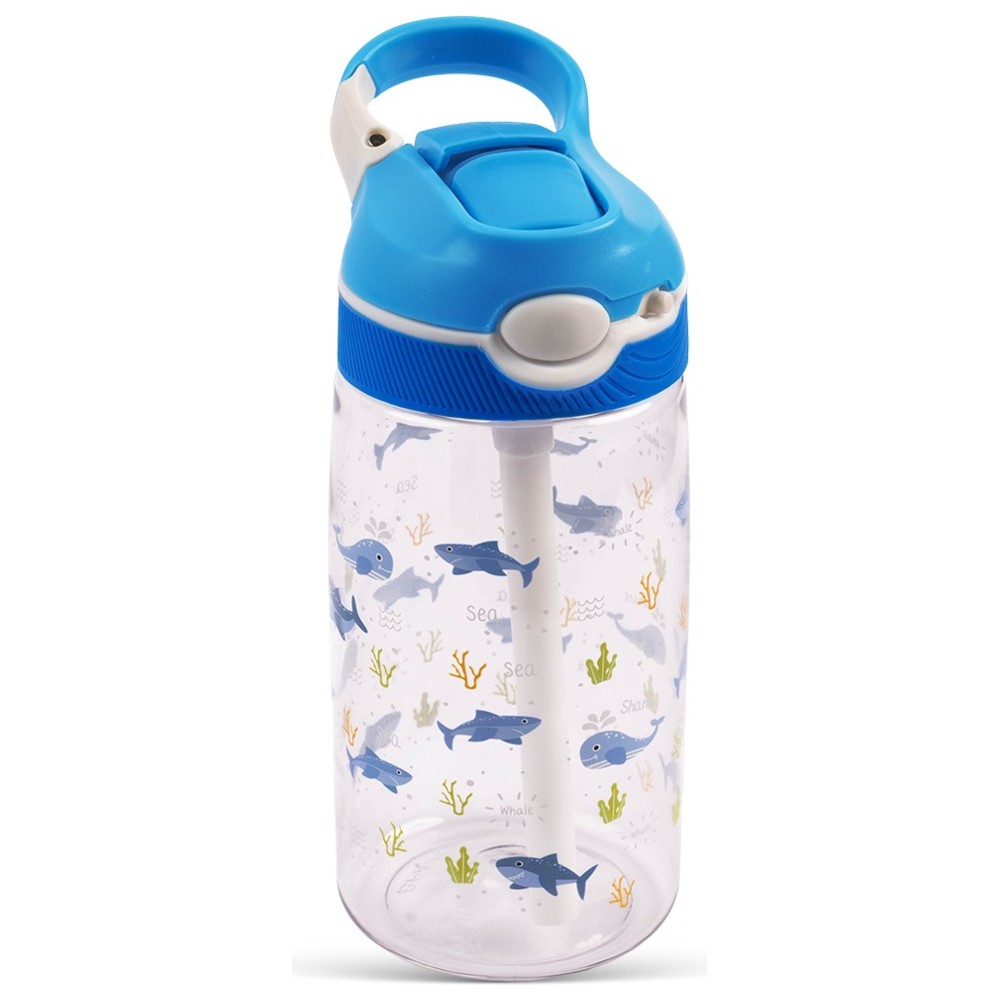 Cocobee - Kids Astronaut Backpack With 4-Compartment Bento Box, Water Bottle And Pencil Case - Blue