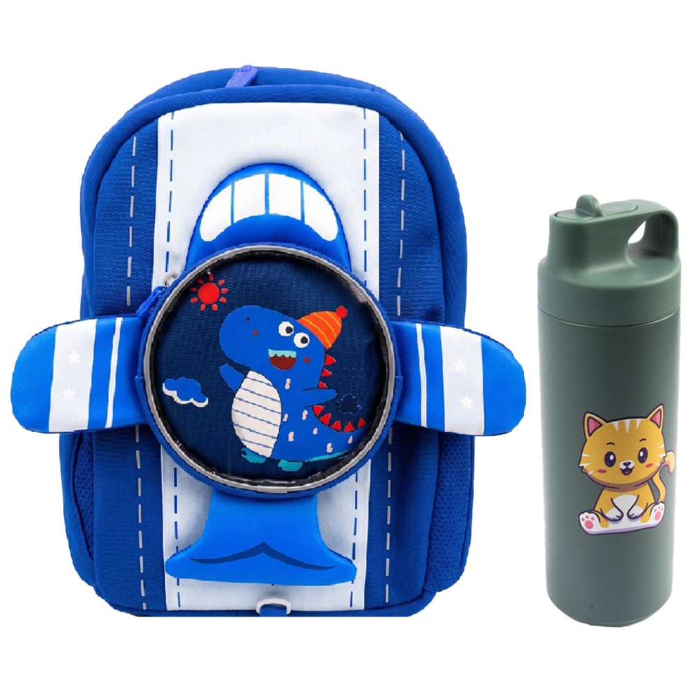 Cocobee - Kids Dinosaur Backpack With Vacuum Flask
