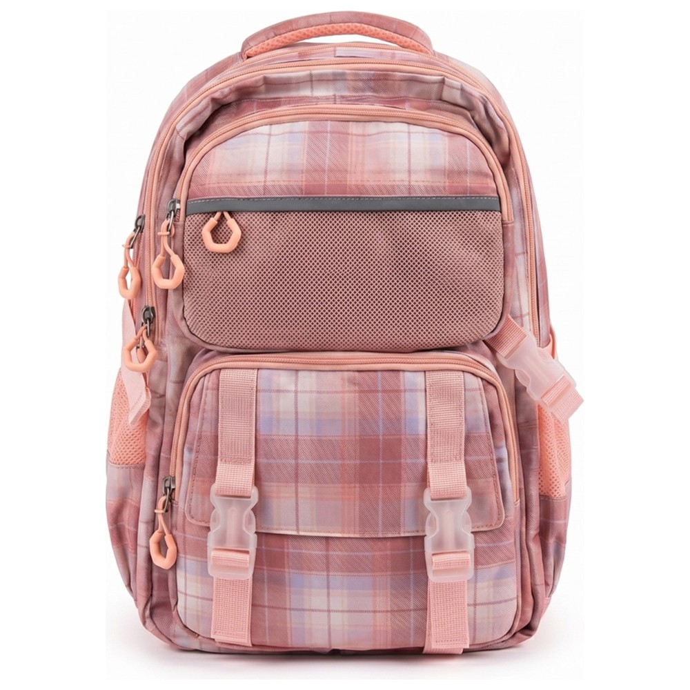 Cocobee - Kids Checkered Backpack With Pencil Case