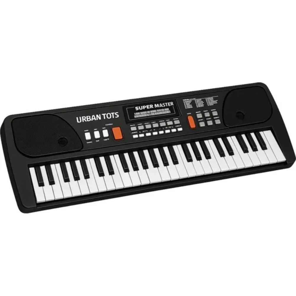 Urban Tots - BigFun Multi-Functional Piano 630 - 61 Full-Sized Keys & 20 Songs-Black