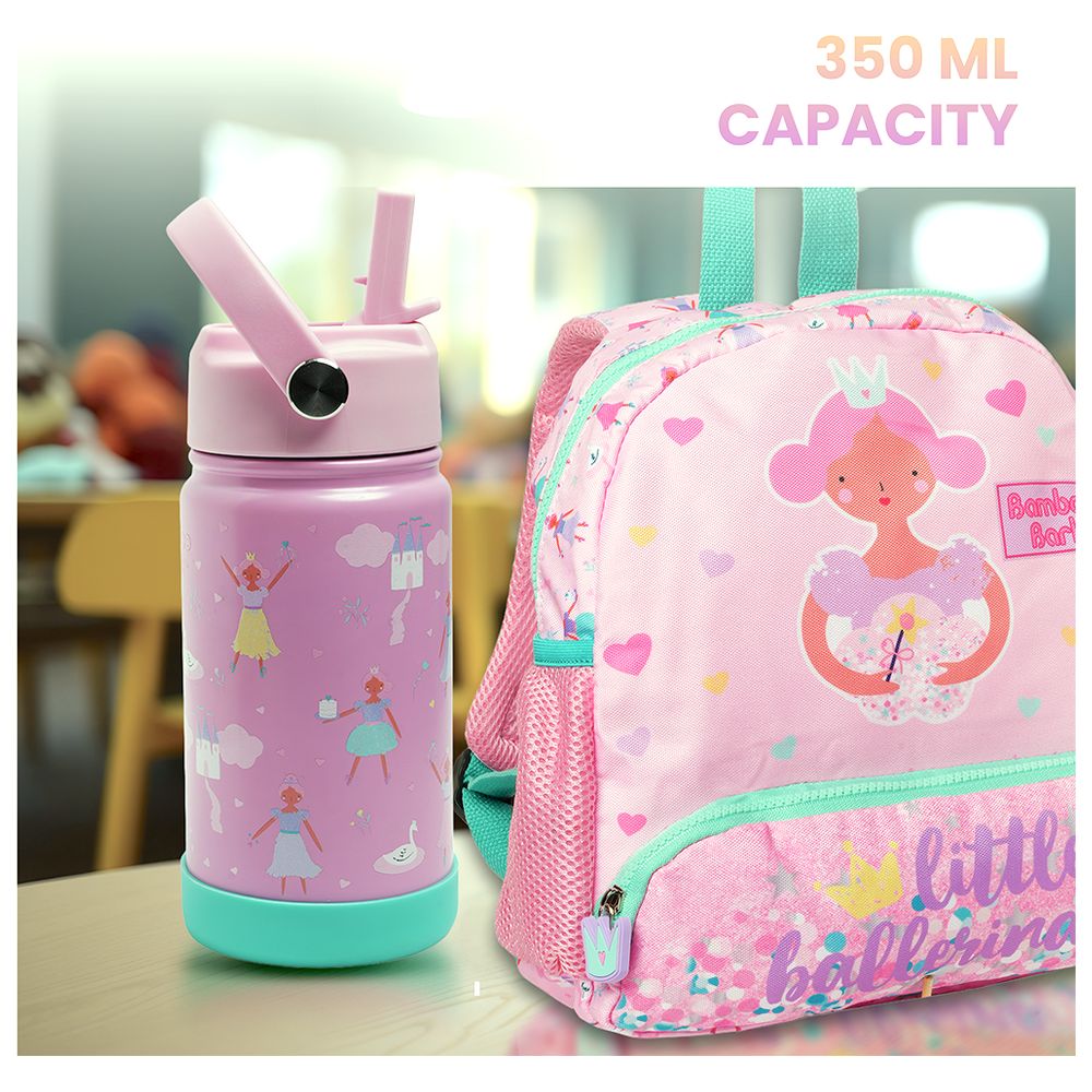 Bamboo Bark - Little Ballerina-Castle Kids Backpack - 12-Inch