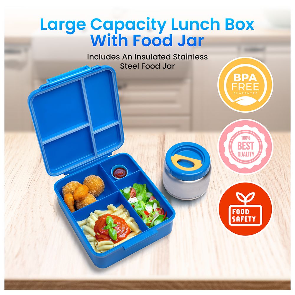 Bamboo Bark - 4-Compartment Lunch Box - Astro Space